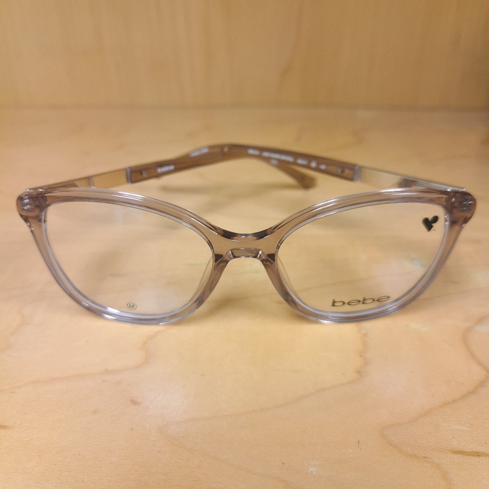 Bebe BB 5233 Crysta Taupe Bedazzled Designer Frames - Picture 7 of 10